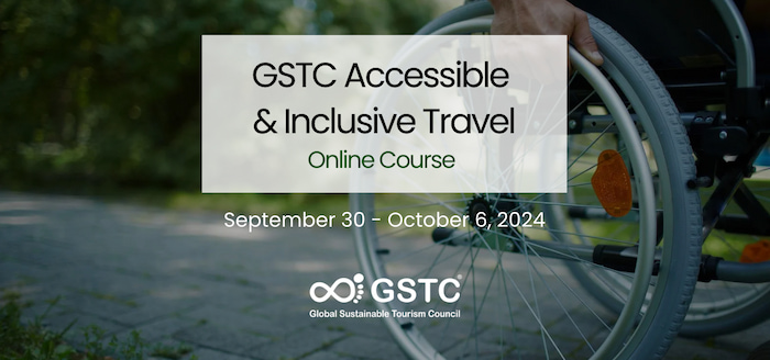 GSTC Accessible & Inclusive Travel Online Course (September 30 – October 6, 2024)