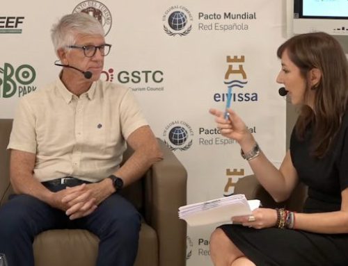 Presidente del GSTC, Luigi Cabrini, en la HIC Summit 2024 en Ibiza, España