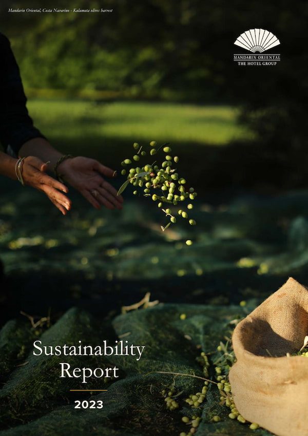Mandarin Oriental 2023 Sustainability Report Highlights 